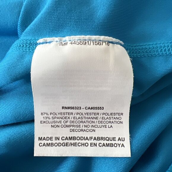 Nike Dri-Fit Dress Women Large Blue Stretch Sleeveless Athletic Tennis Golf Mini - Picture 6 of 12